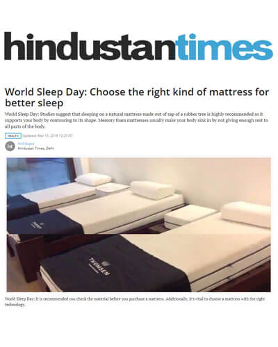 World Sleep Day_ Choose the right kind of mattress for better Sleep Hindustan Times